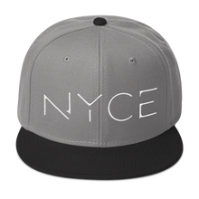 Load image into Gallery viewer, White Thread NYCE Snapback Hat