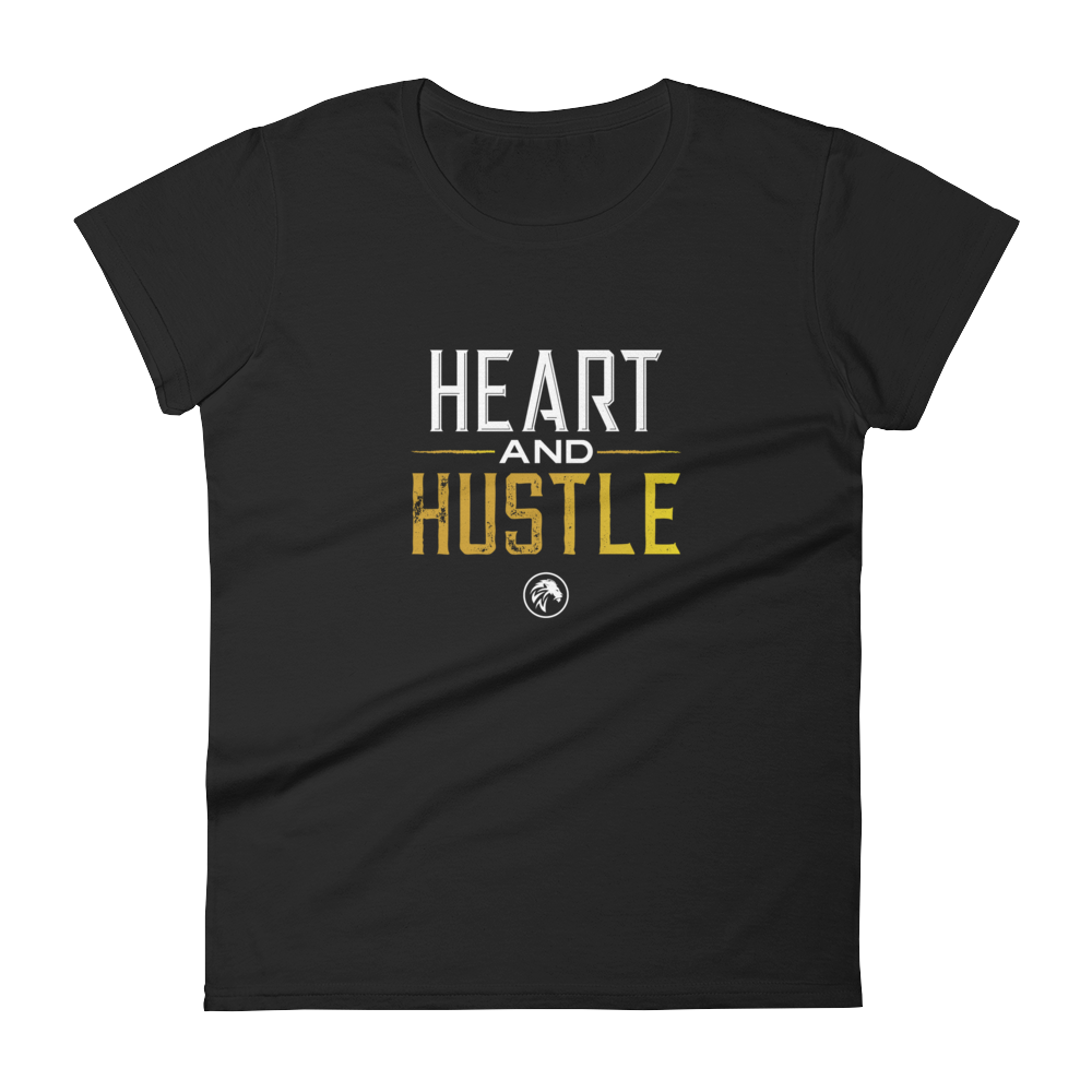 Women's short sleeve Heart and Hustle t-shirt